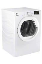 Hoover HLE V9DG-80 White H-Dry 300 9kg Vented Tumble Dryer with Sensor Dry & NFC